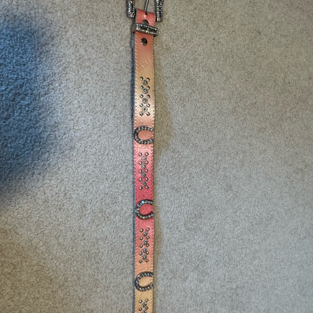 Pink Rhinestone Embellished Belt - Picture 5 of 5